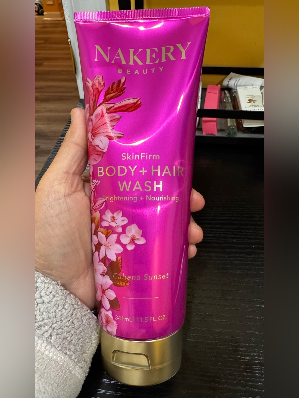 Nakery Beauty SkinFirm Body + Hair Wash — Cabana Sunset - 11.5 oz